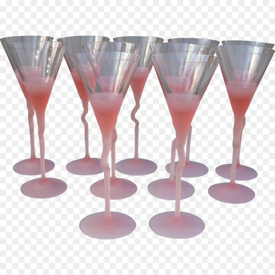 Pink Lady-Wein-Glas, Martini-Cocktail-Garnitur Cosmopolitan - Cocktail