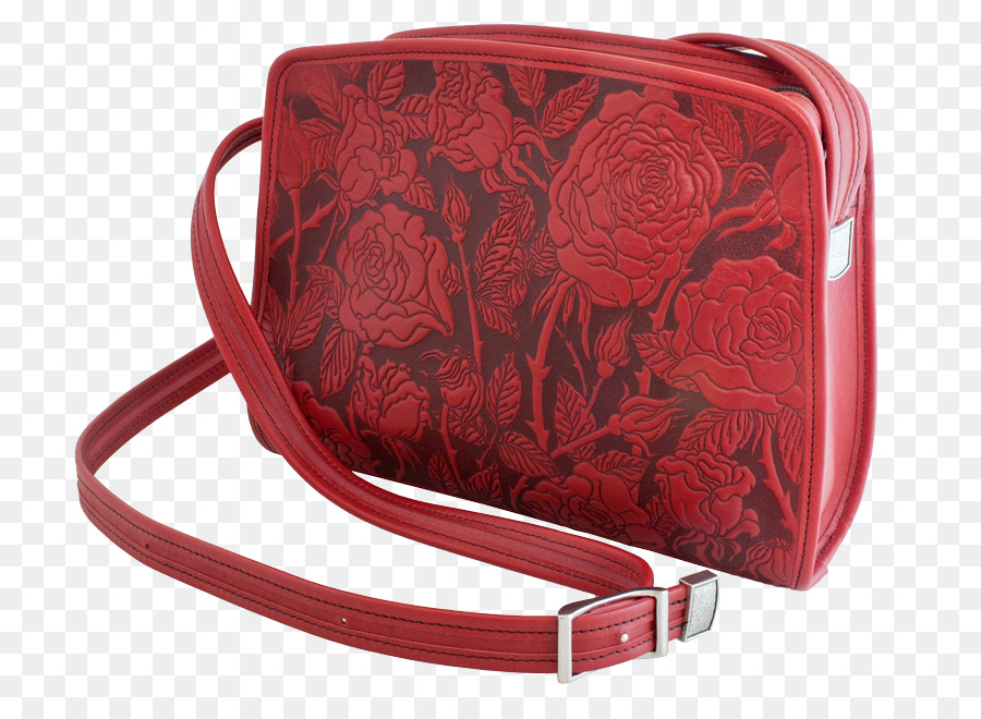 Handtasche Messenger Taschen Rose Leder - Rose
