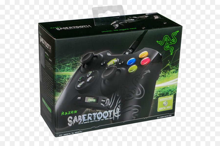Il controller di Xbox 360 Game Controller Razer Inc. Razer Sabertooth Elite - Denti a sciabola