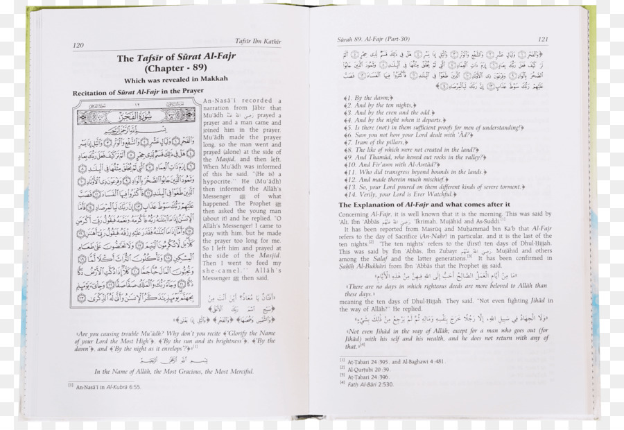 Papier Schrift - Koran rezitieren