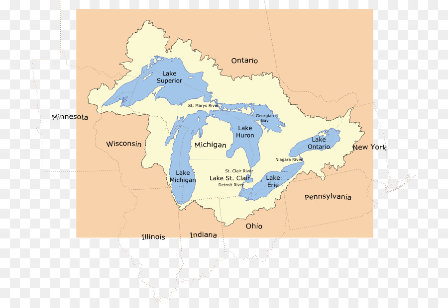 Lago Michigan regione dei Grandi Laghi Bacino dei Grandi Laghi Lago Superiore - lago