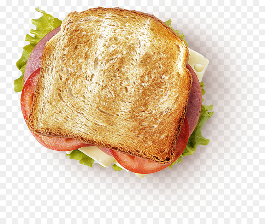 Schinken und Käse-sandwich-Frühstück-sandwich-Hamburger Bocadillo BLT - Schinken