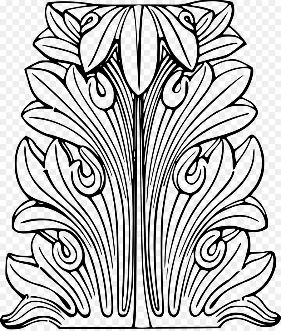 Acanthus mollis Clip art - Blatt
