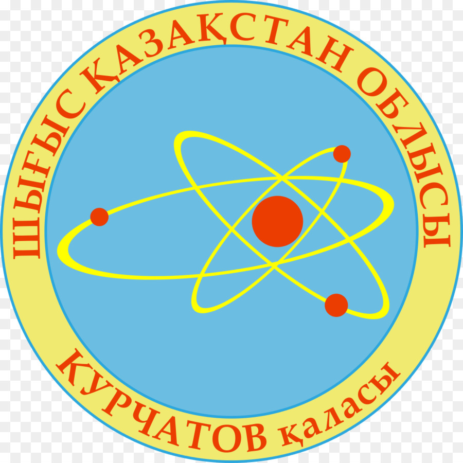 Kurchatov in Kasachstan Kernenergie Bindungsenergie Kernenergie - Kasachstan Flagge