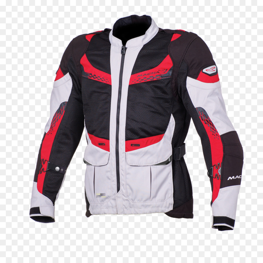 Jacke Rot-Hose Motorrad-persönliche Schutzausrüstung Grau - Jacke