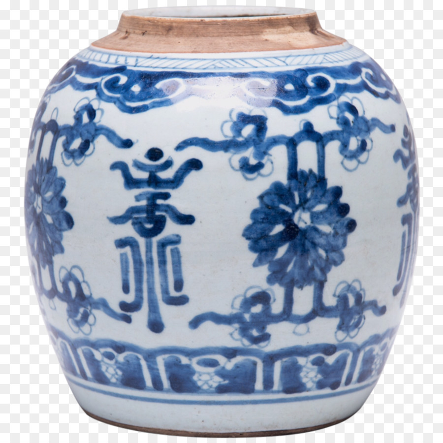 Blu e bianco Vaso di ceramica di Ceramica blu Cobalto - vaso