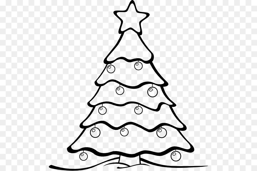 Christmas Tree Line Drawing png download - 558*599 - Free Transparent  Drawing png Download. - CleanPNG / KissPNG