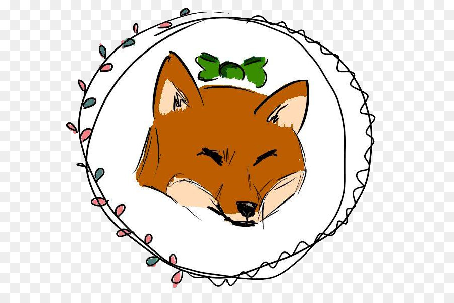 Đỏ fox Râu Mõm Clip nghệ thuật - Full