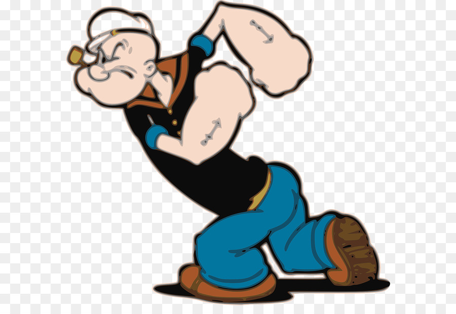 Popeye: Rush for Spinach Poopdeck Pappy Charakter Sailor - Popeye