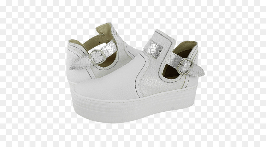 Weißen Schuh-Schwarz Geox-Sneakers - Chana