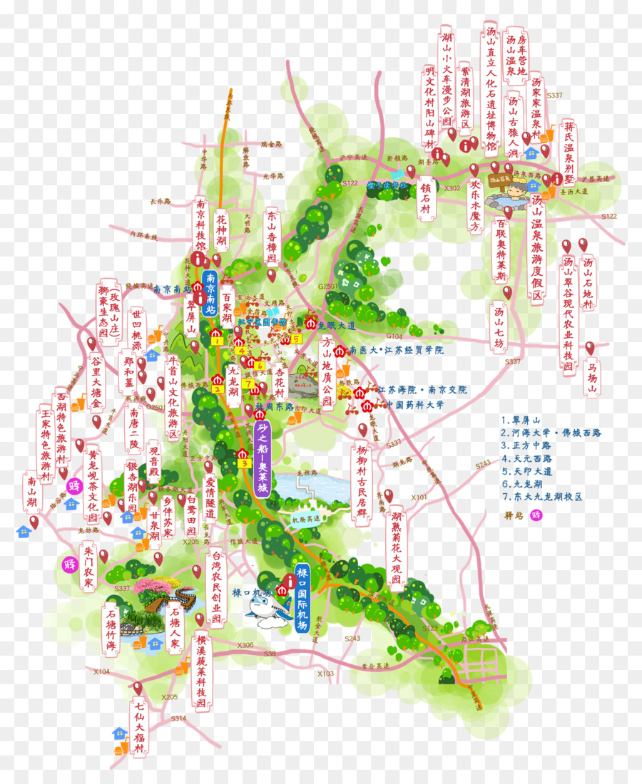 Progettazione urbana Linea Mappa Tubercolosi - mappa