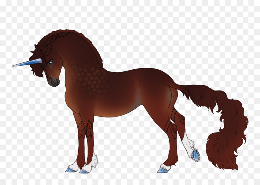 Mähne Mustang Pony Hengst, Stute - Mustang
