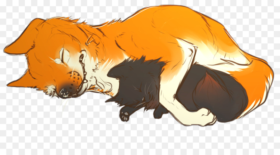 Đỏ fox mèo Clip nghệ thuật - con mèo