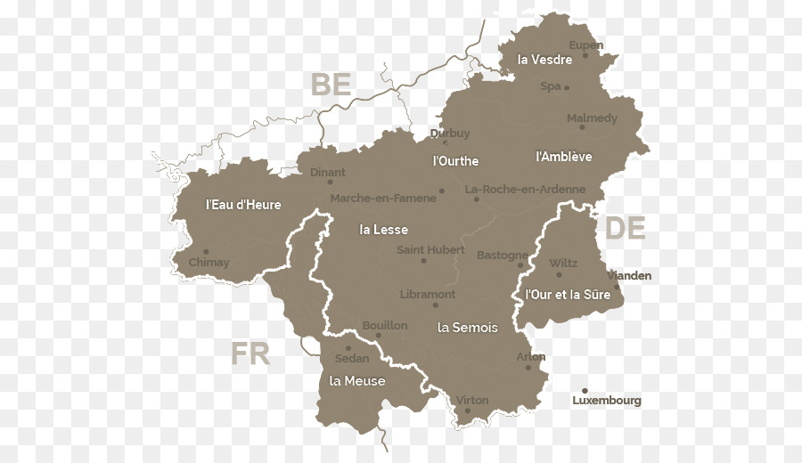 Ardenne Bastogne Signal de Botrange Battaglia delle Ardenne Gaume - belgio mappa