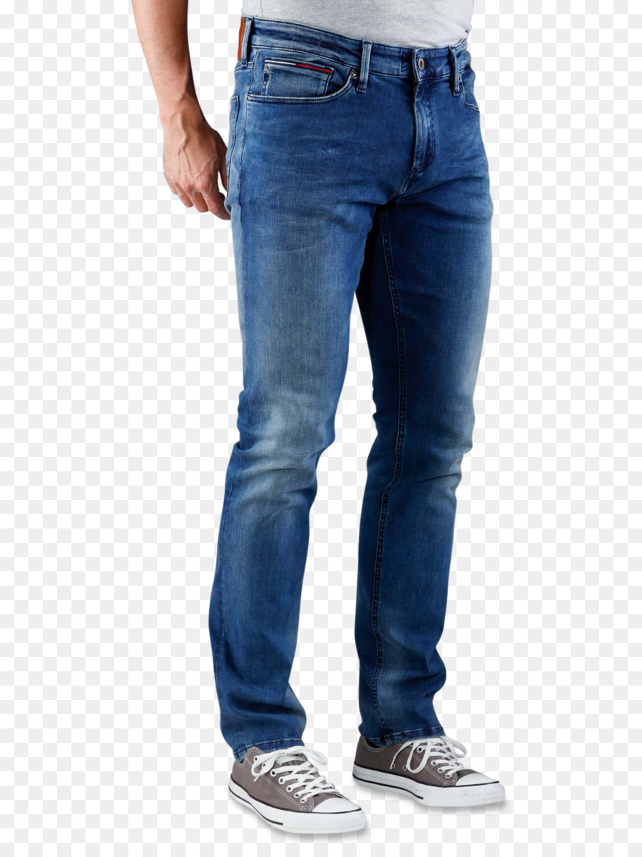 Quần Jean Tracksuit Denim Quần Màu Xanh - quần jean