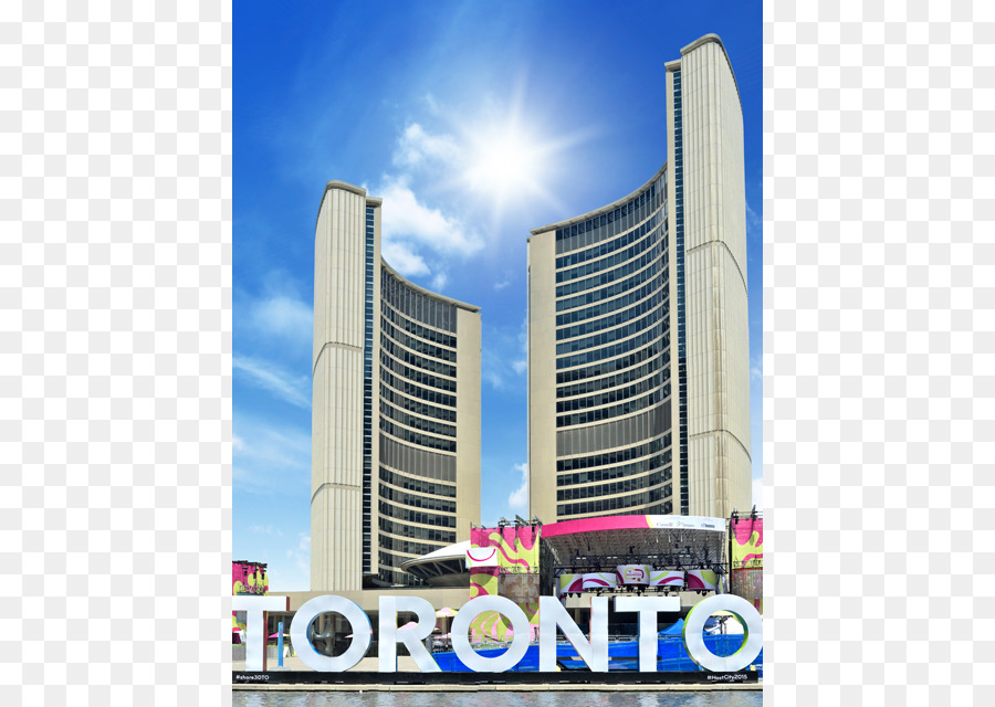 Toronto City Hall 3D Toronto Zeichen Fotografie Galerie wrap Gebäude - Toronto City