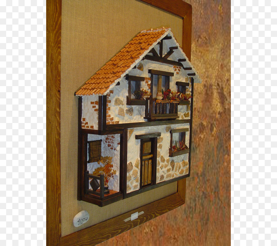 Puppenhaus Miniatur-Fassade Malerei - Haus