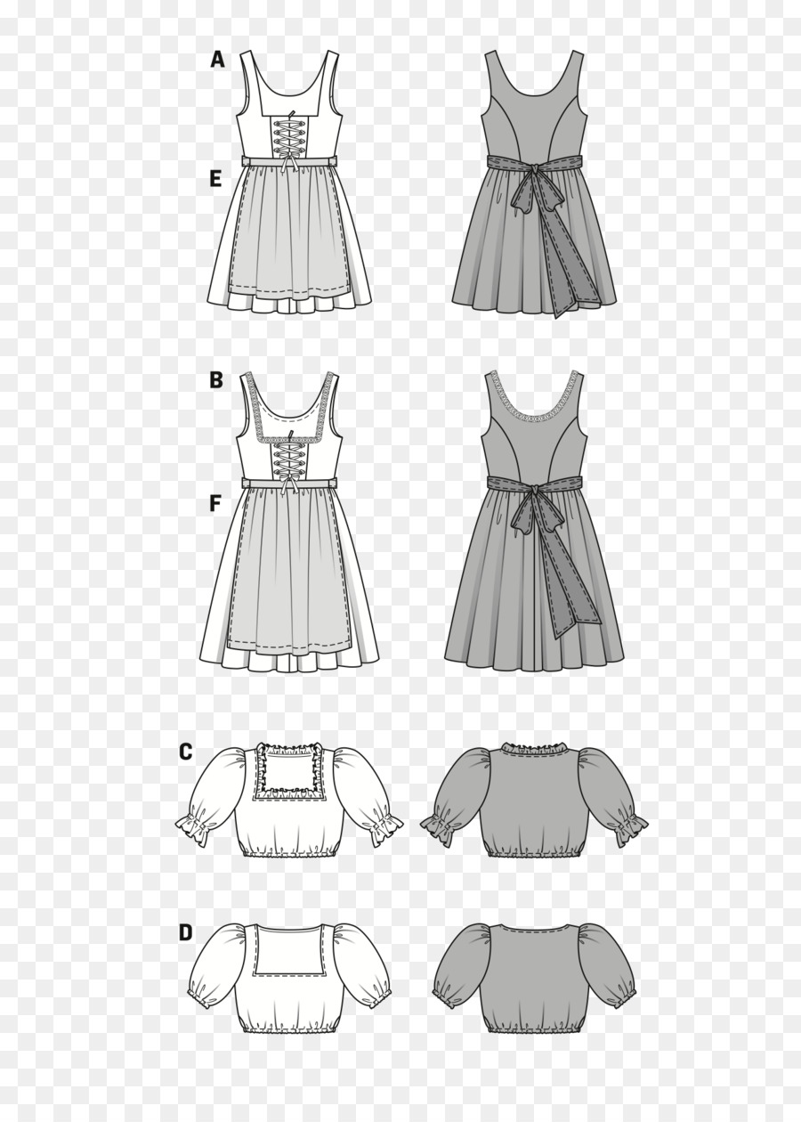 Il vestito Burda Style Semplicità Pattern Pattern - Abito