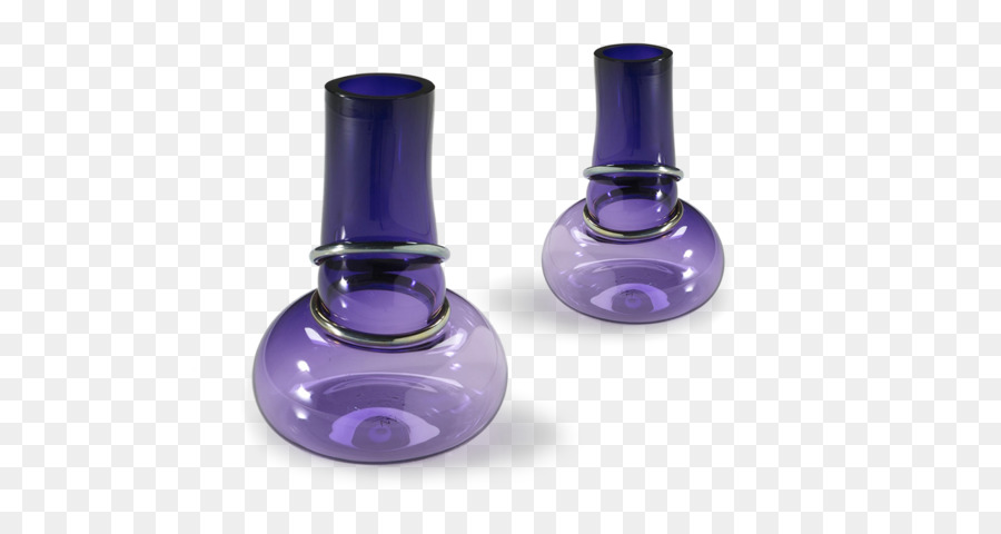 Glass Bottle Purple