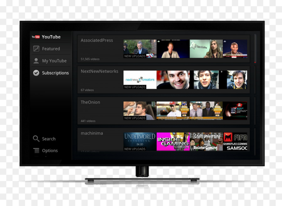 YouTube-Google-TV-Fernseher Smart TV - Youtube
