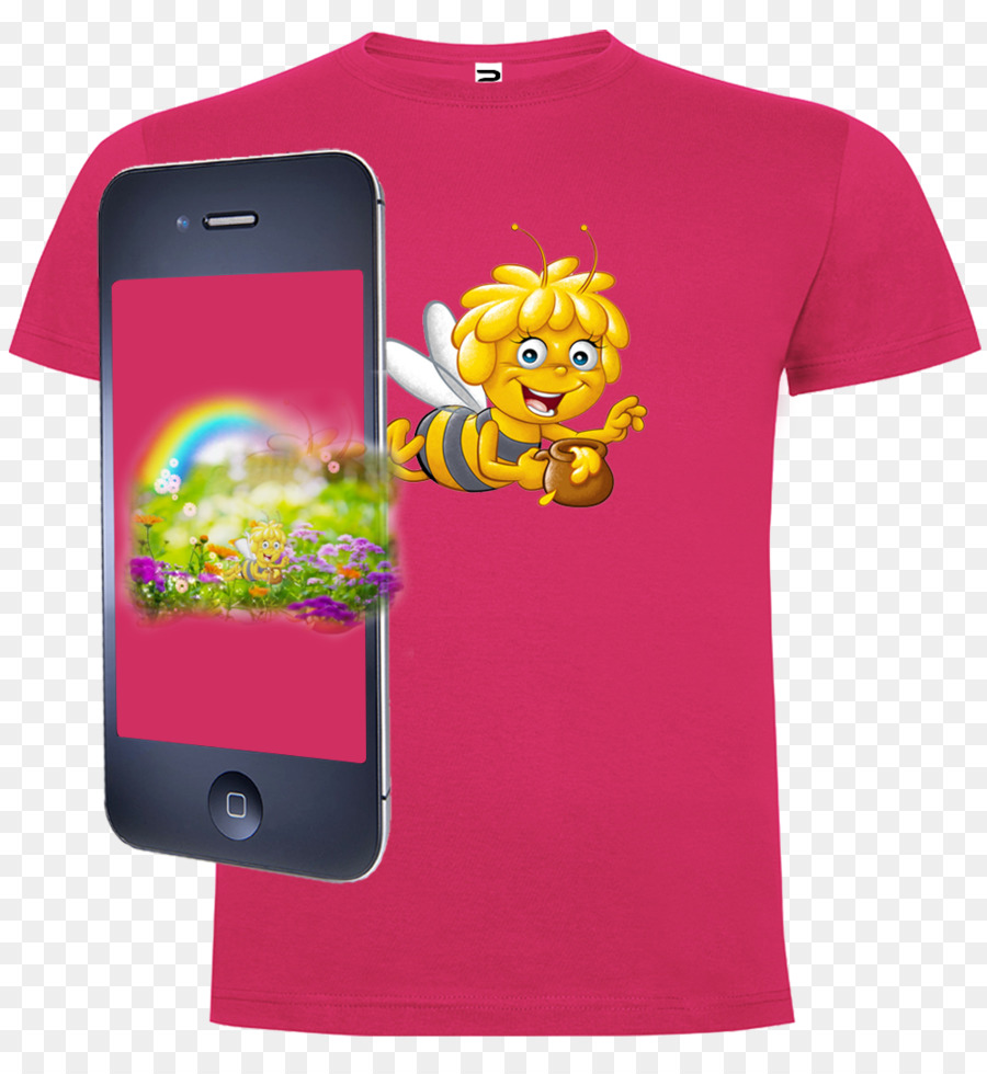 T shirt Ärmel Pink M Schriftart - T Shirt