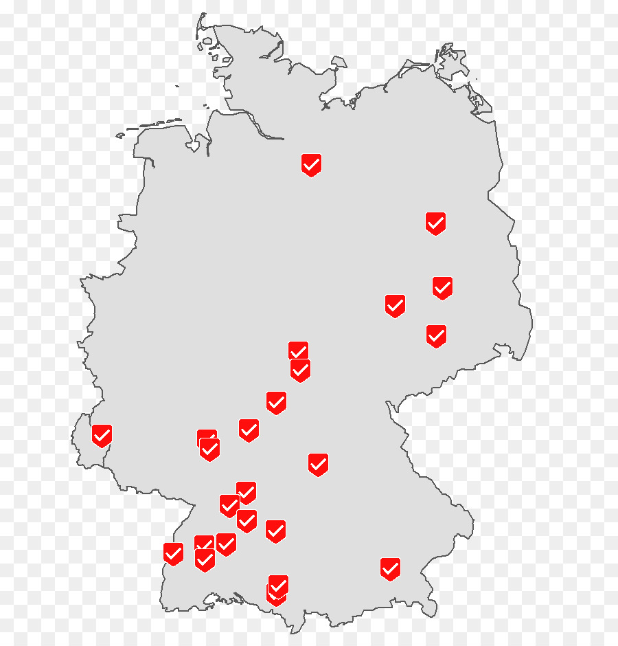 Deutschland City Karte - Anzeigen