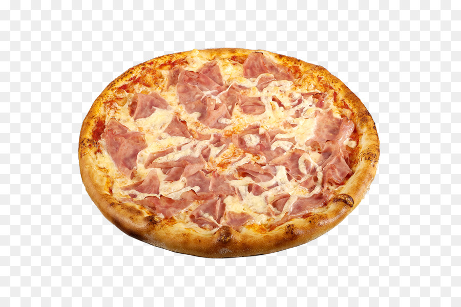 California-phong cách pizza Sicilia pizza với thịt jambon, Capocollo - đơn pizza