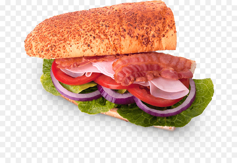 Sandwich al prosciutto e formaggio Colazione panino Hamburger Submarine sandwich Cucina degli Stati Uniti - deliziosa pizza