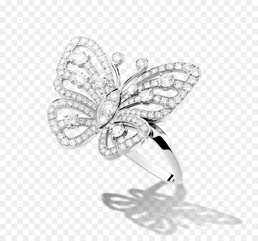 Schmetterling-Ohrring-Schmuck Diamant - Schmetterling