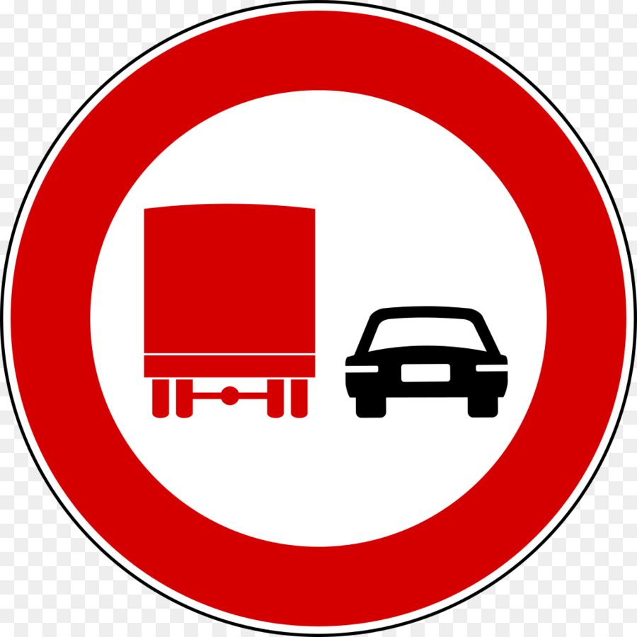 Verkehrszeichen Italien LKW Überholen - Italien