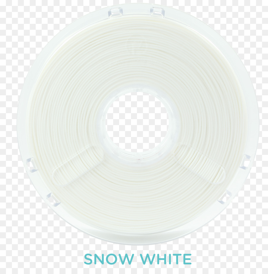 La stampa 3D, filamento di acido Polilattico Acrilonitrile-butadiene-stirene in Vetro di transizione - bianco come la neve