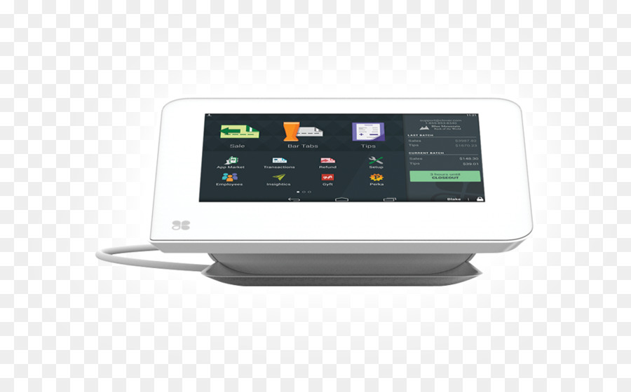 Papier Display Gerät Food Zahlung terminal - mobiles bezahlen