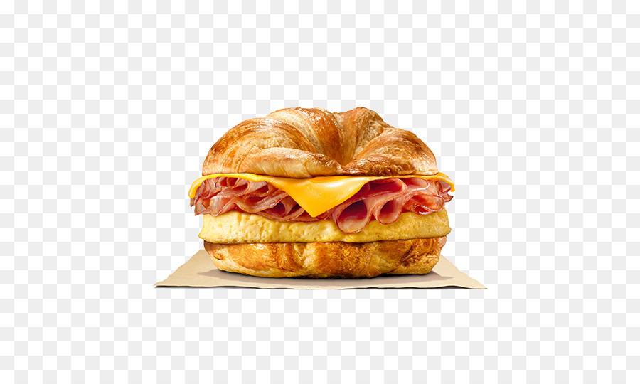 Frühstück-sandwich Schinken und Käse-sandwich Whopper, Hamburger - Frühstück