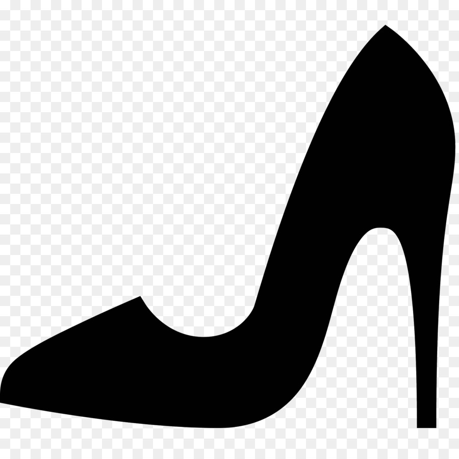 Chiếc giày cao gót Clip nghệ thuật - Người phụ nữ bên mặt