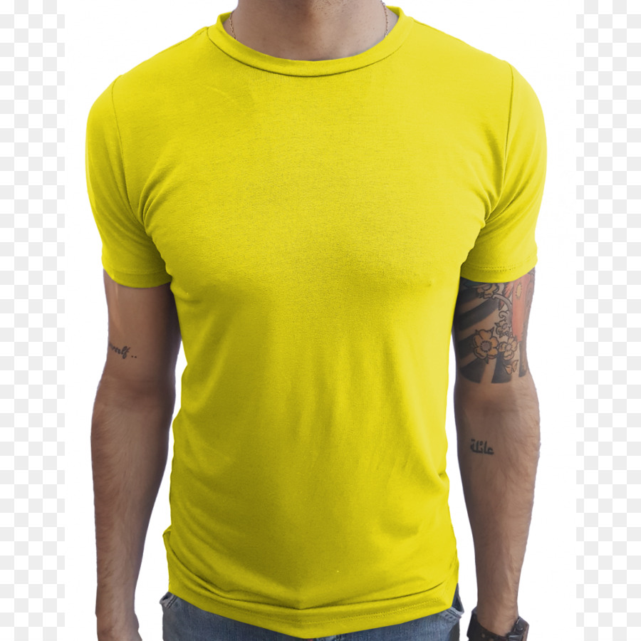 T shirt Collare Manica Moda - Maglietta