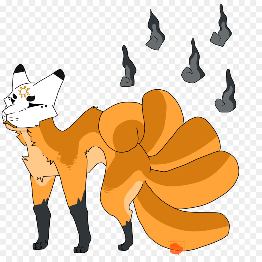 Cát Đỏ fox Ngựa Chó Clip nghệ thuật - con mèo