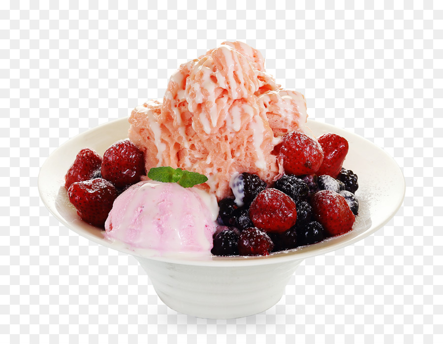 Gelato Eisbecher Frozen yogurt-Sahne-Geschmack - Menü boards