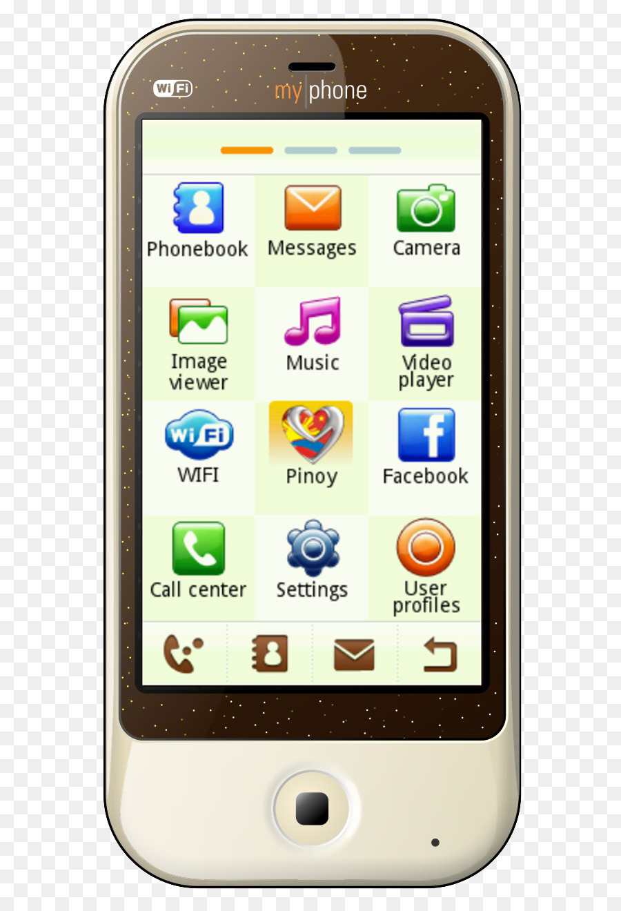 Telefono cellulare Smartphone Palmare Dispositivi Multimediali di rete Cellulare - smartphone