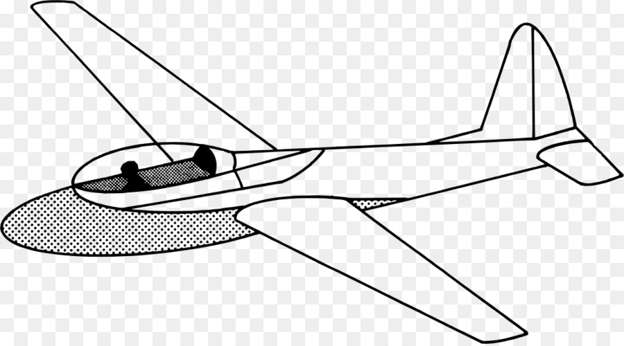 Flugzeug Glider Clip art - Flugzeug