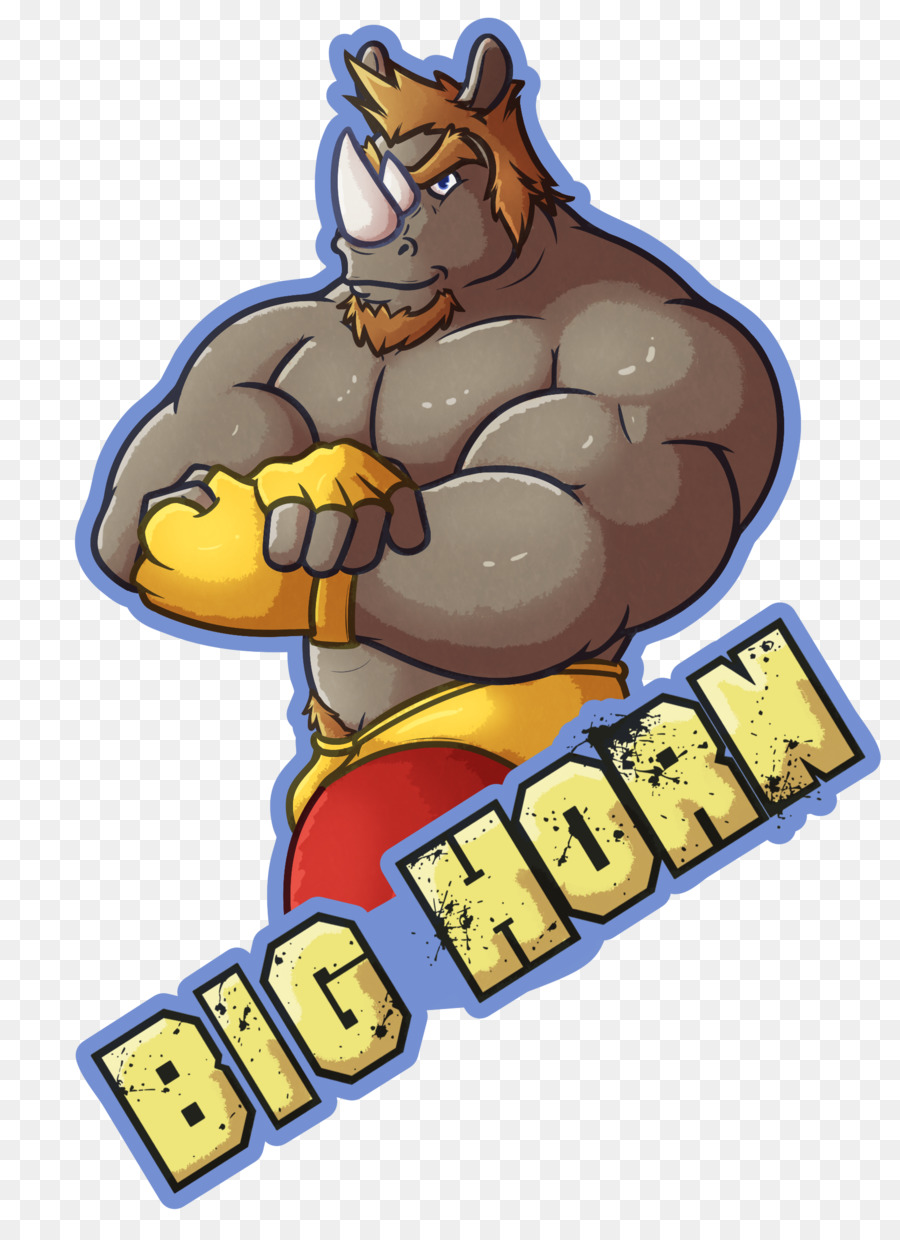 Superhelden-Muskel-Erholung Clip-art - Big Horn
