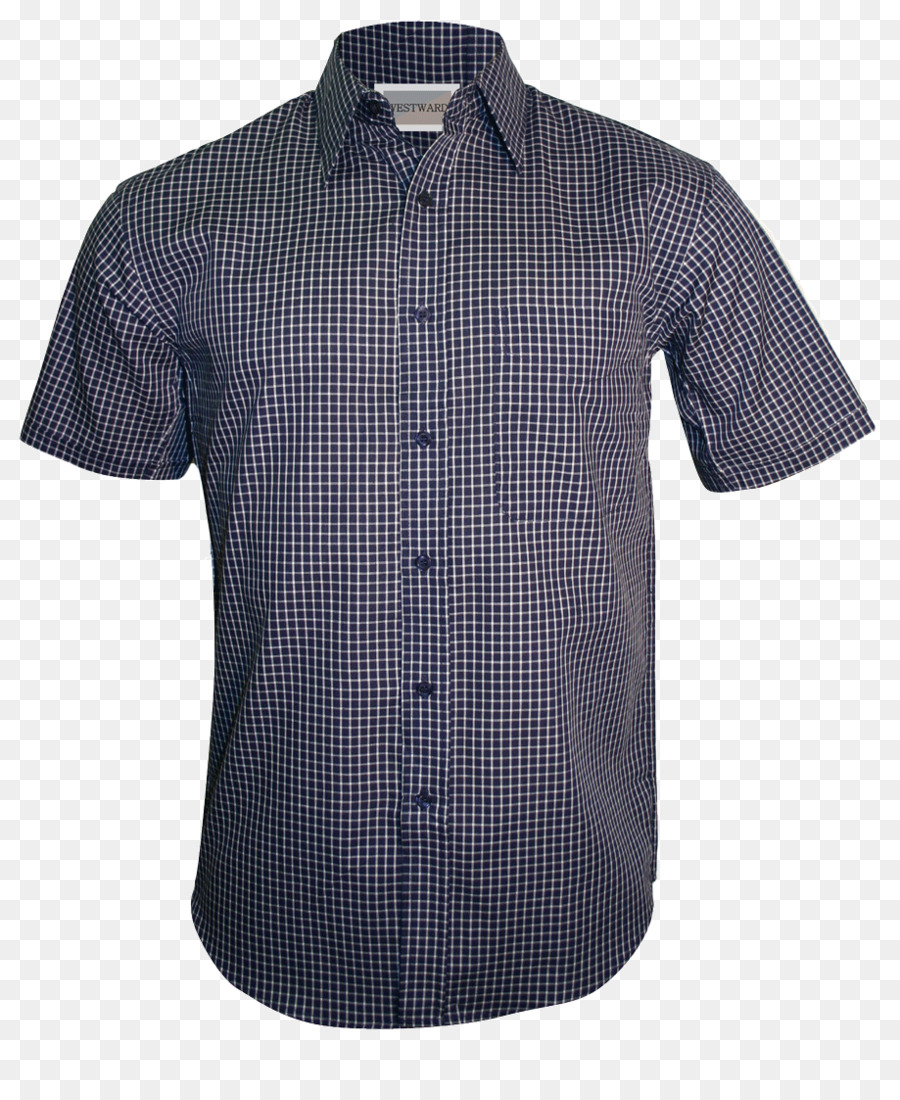 Hemd mit Karo-Winkel Black M - Kleid shirt