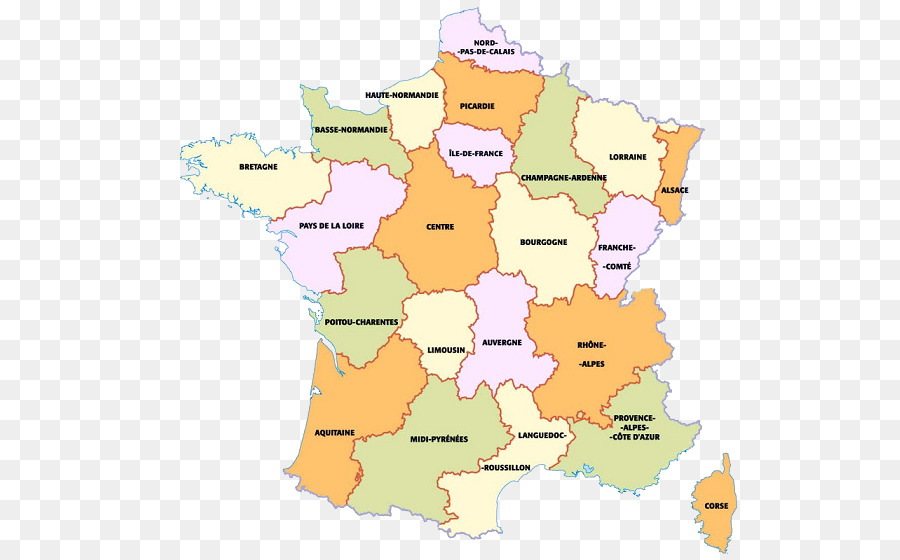 Francia Mappa Linea Tubercolosi - Francia