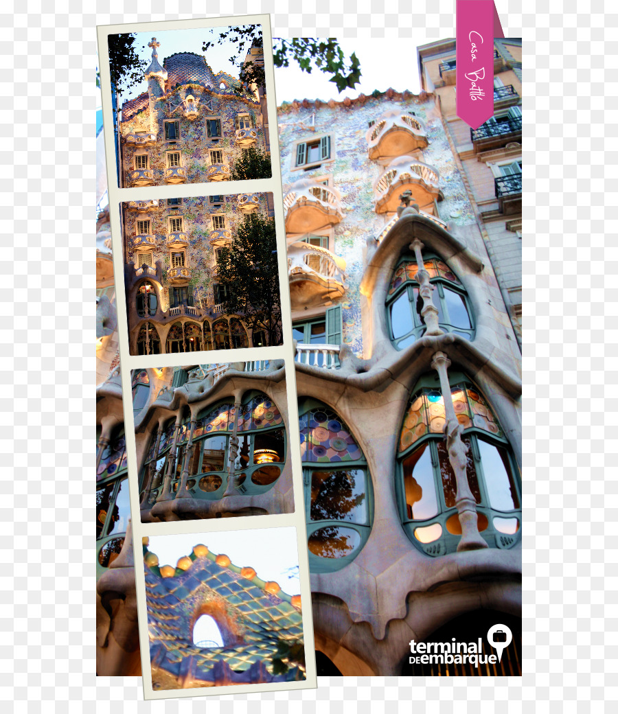 Casa Batlló Collage Tourismus - Collage