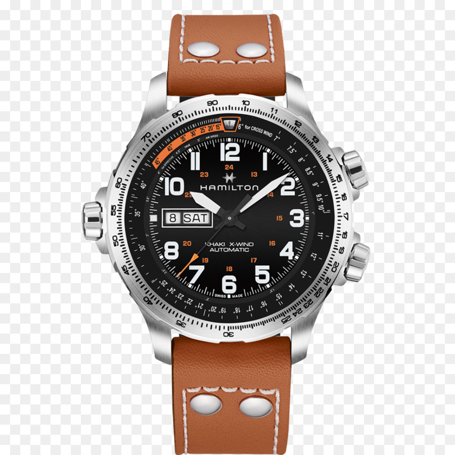 Hamilton Watch Company Hamilton Herren Khaki Aviation X Wind Auto Chrono Armband Automatikuhr - Uhr