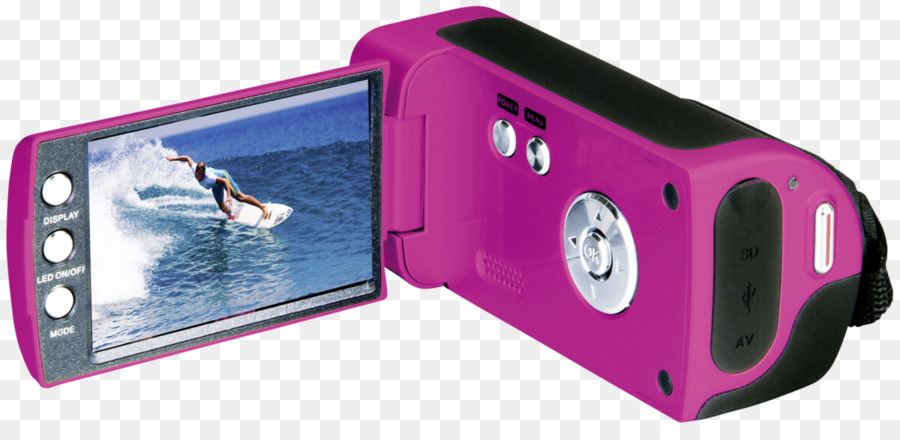 Video Kameras Easypix DVC5227 Flash Megapixel Camcorder Easypix W1024 Splash - Kamera pink