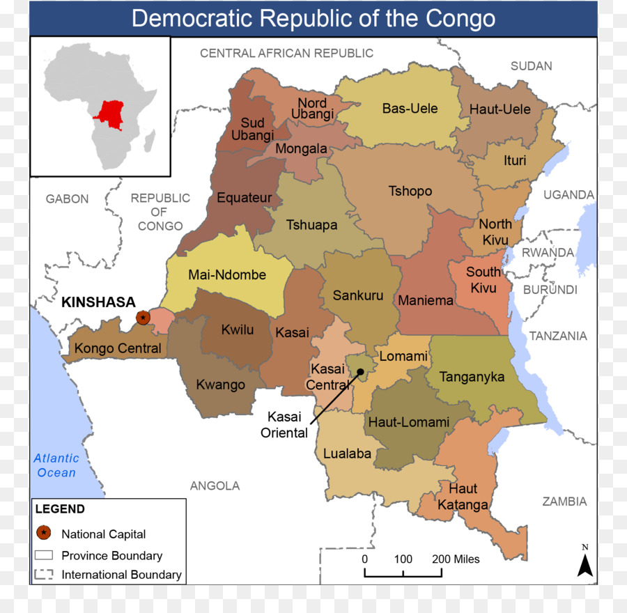 Sprachen der Demokratischen Republik Kongo Landkarte Zweiten Kongo-Krieg - Anzeigen