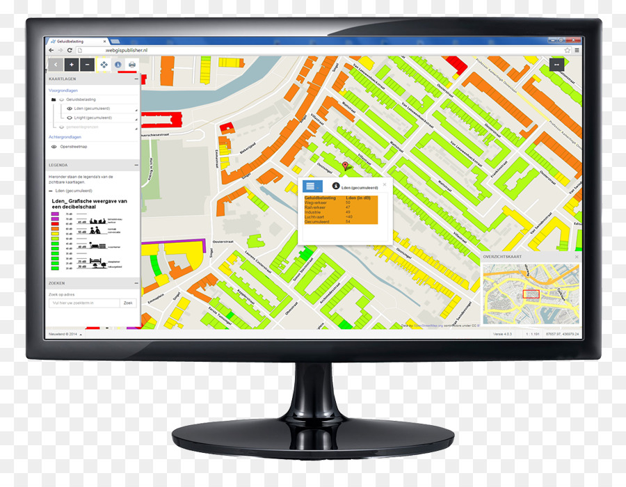 Computer Monitore GPS Navigations Systeme, Web mapping Nieuwland entfernt Geo Informatie - Landwirtschaft Produkt flyer
