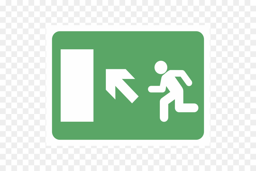 Emergency exit exit Schild Piktogramm Pfeil - Pfeil