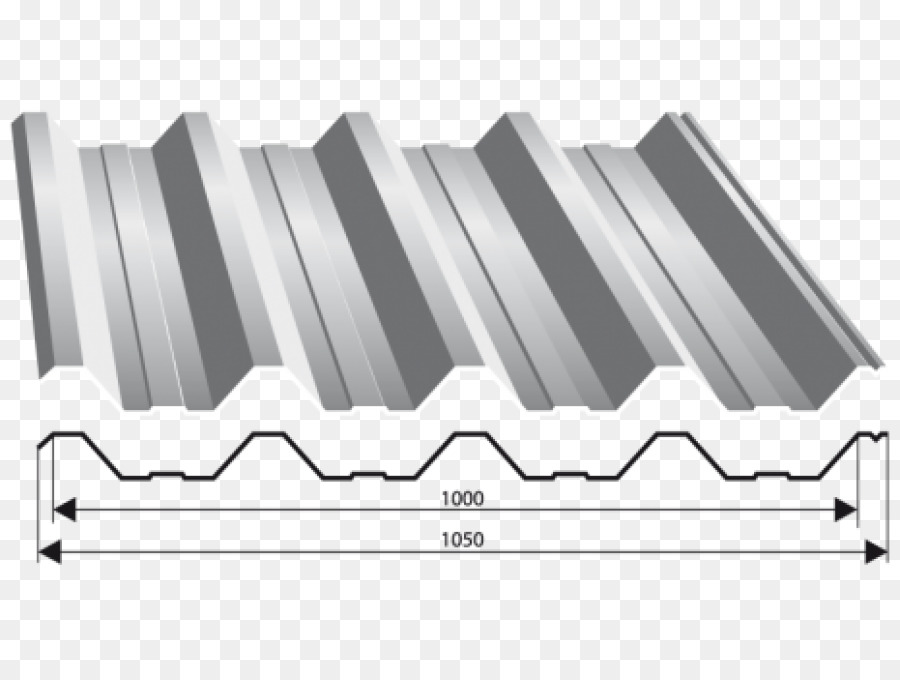 Ondulato zincato iron Roof Sheet metal Metallo Trapezblech - Rughe