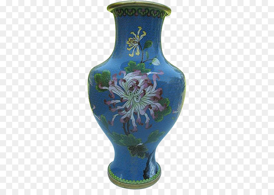 Vaso in Ceramica di Ceramica blu Cobalto Urna - vaso